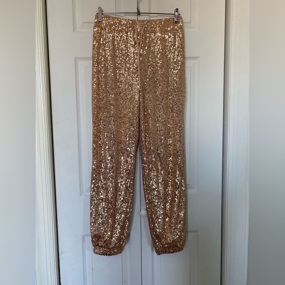 NWT Majorelle Golden Disco Pants